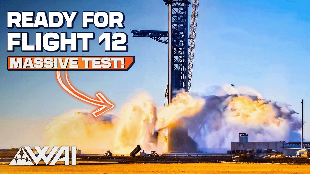 SpaceX finally does the big Starship flight 12 test!