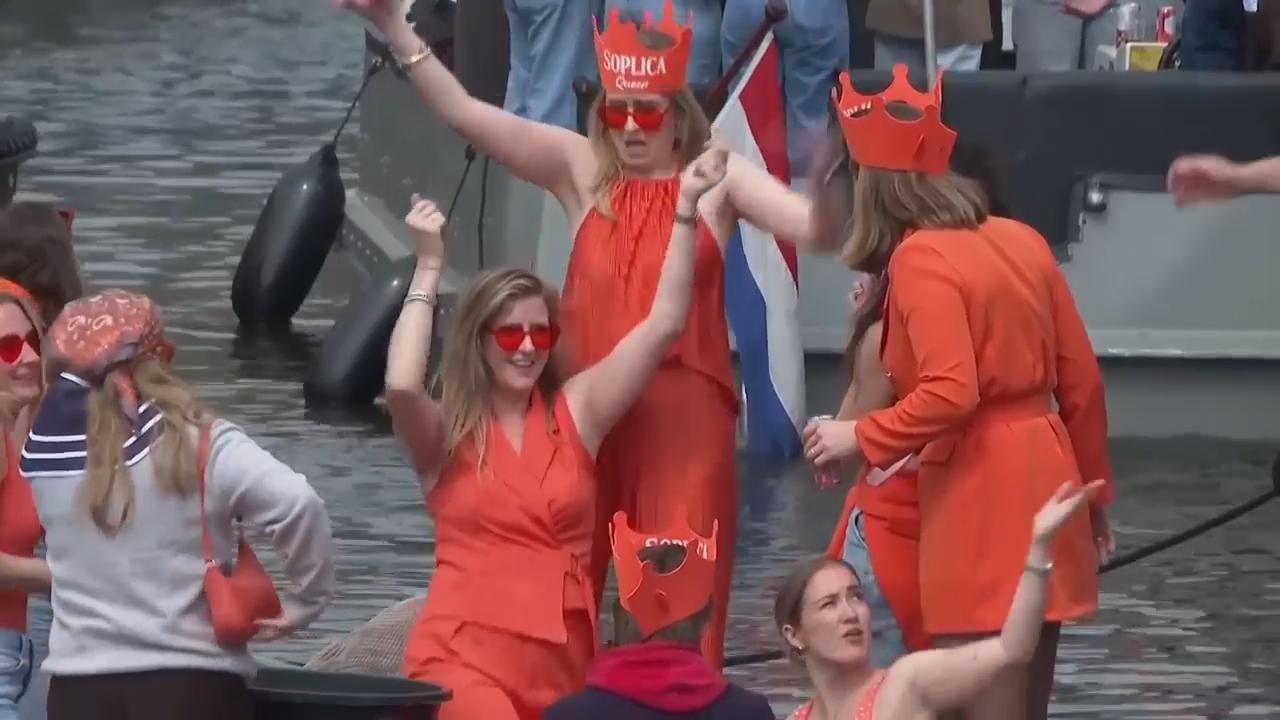 The Netherlands is turning orange to celebrate King Willem-Alexander's ...