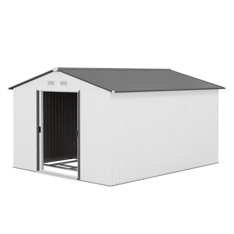 Target has a 'terrific' outdoor metal storage shed on sale for over 40% off