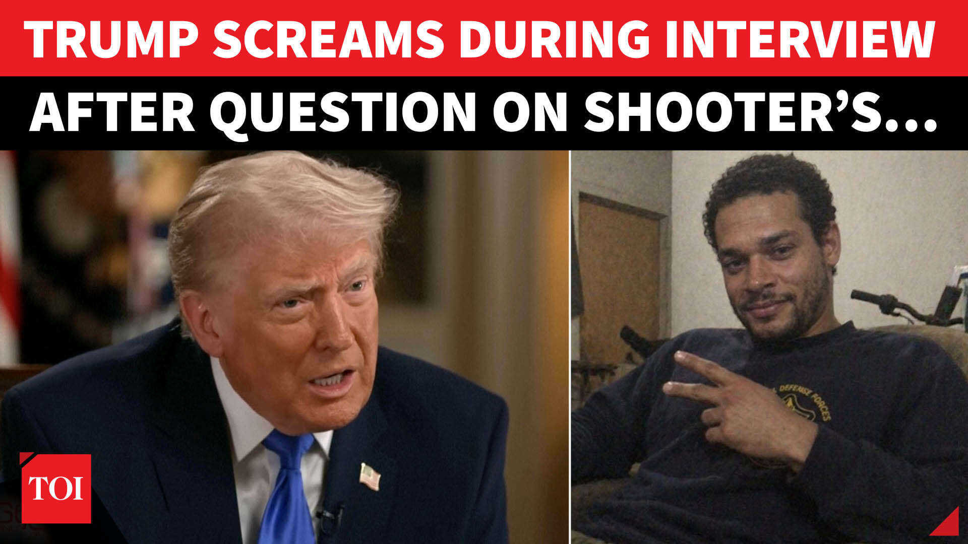 Trump lashes out at reporter in tense clash over WHCD shooter's manifesto