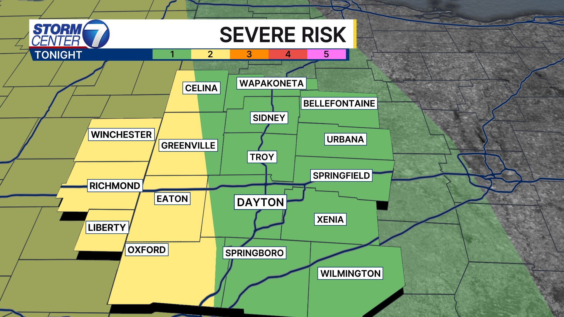 Tracking the possibility of severe storms Monday night