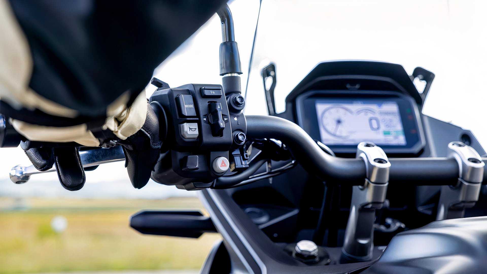 Close shot of Honda XL750 Transalp - Tech
