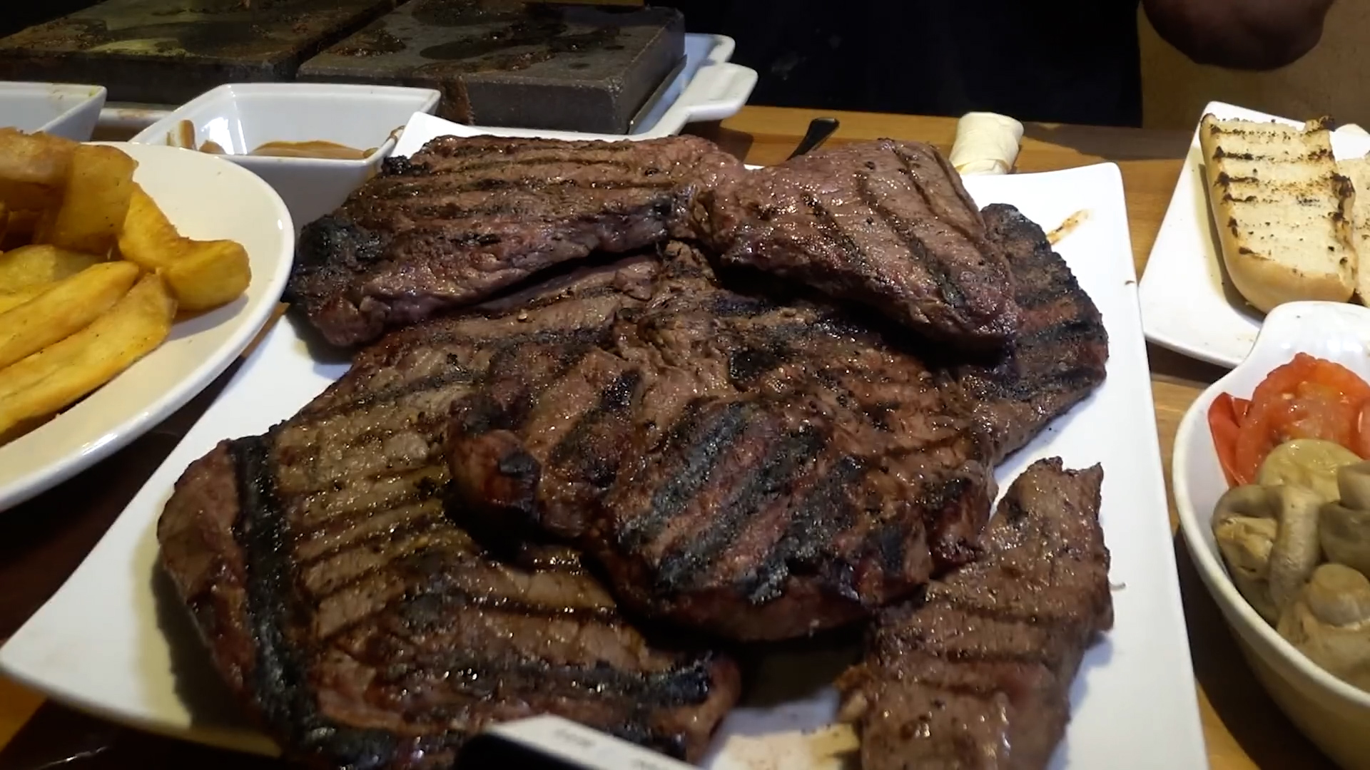 Man attempts 72oz steak challenge only one person has ever completed