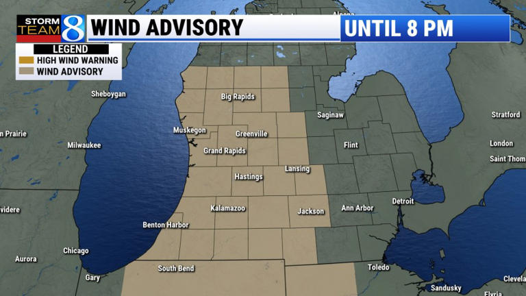 Severe thunderstorm warnings issued in West Michigan