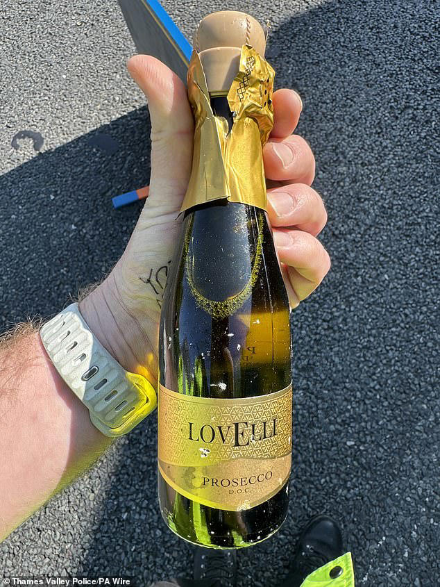 Chaos on M4 as 20 tons of prosecco flows down the motorway in huge ...