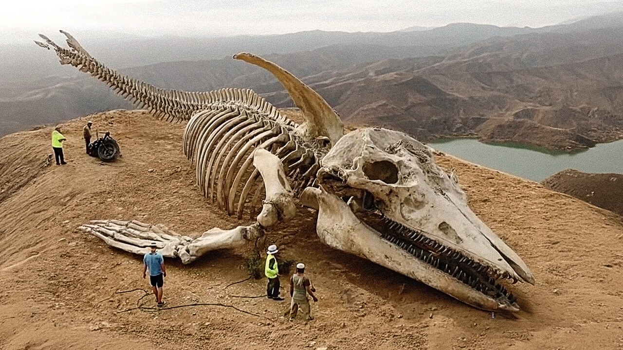 カナダの山で発見された歴史上最も危険な海の怪物