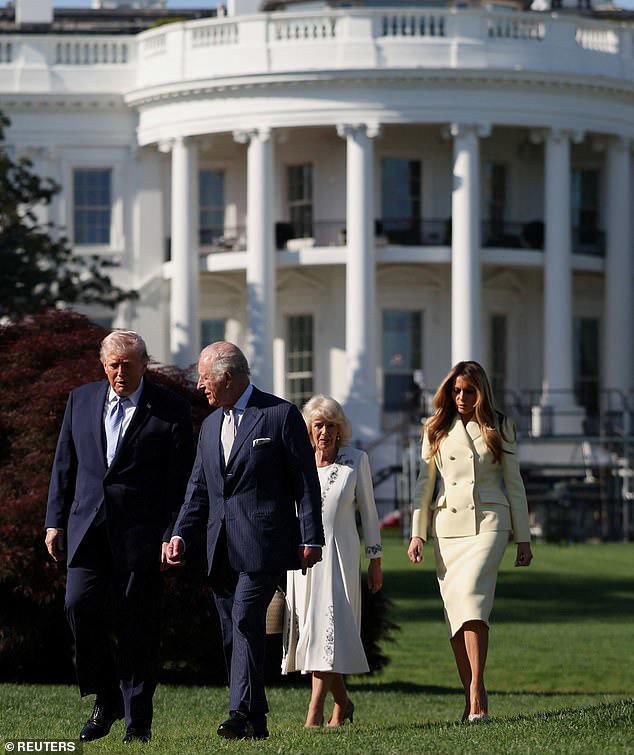 US President Donald Trump met King Charles at the White House on Monday