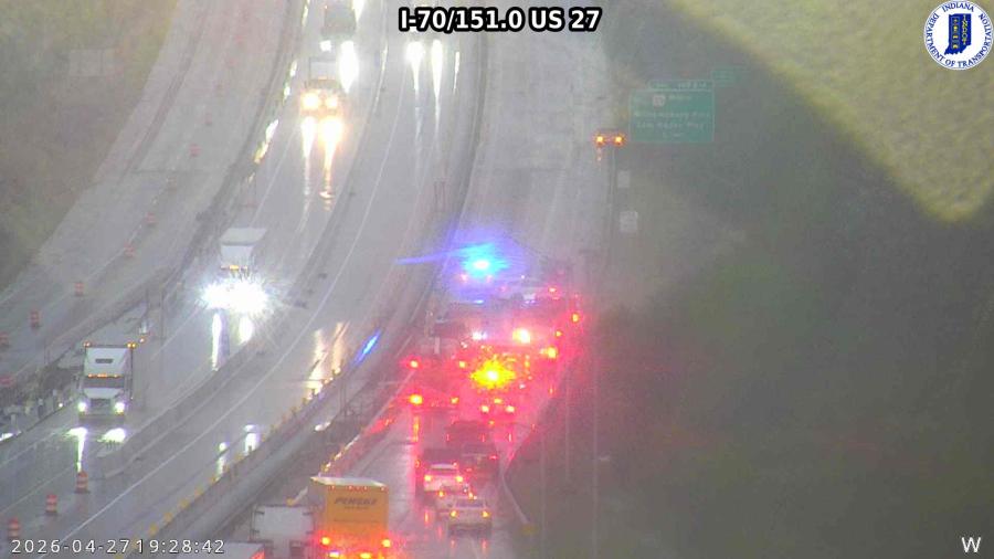 Crash forces officials to temporarily close Interstate 70 in Wayne County