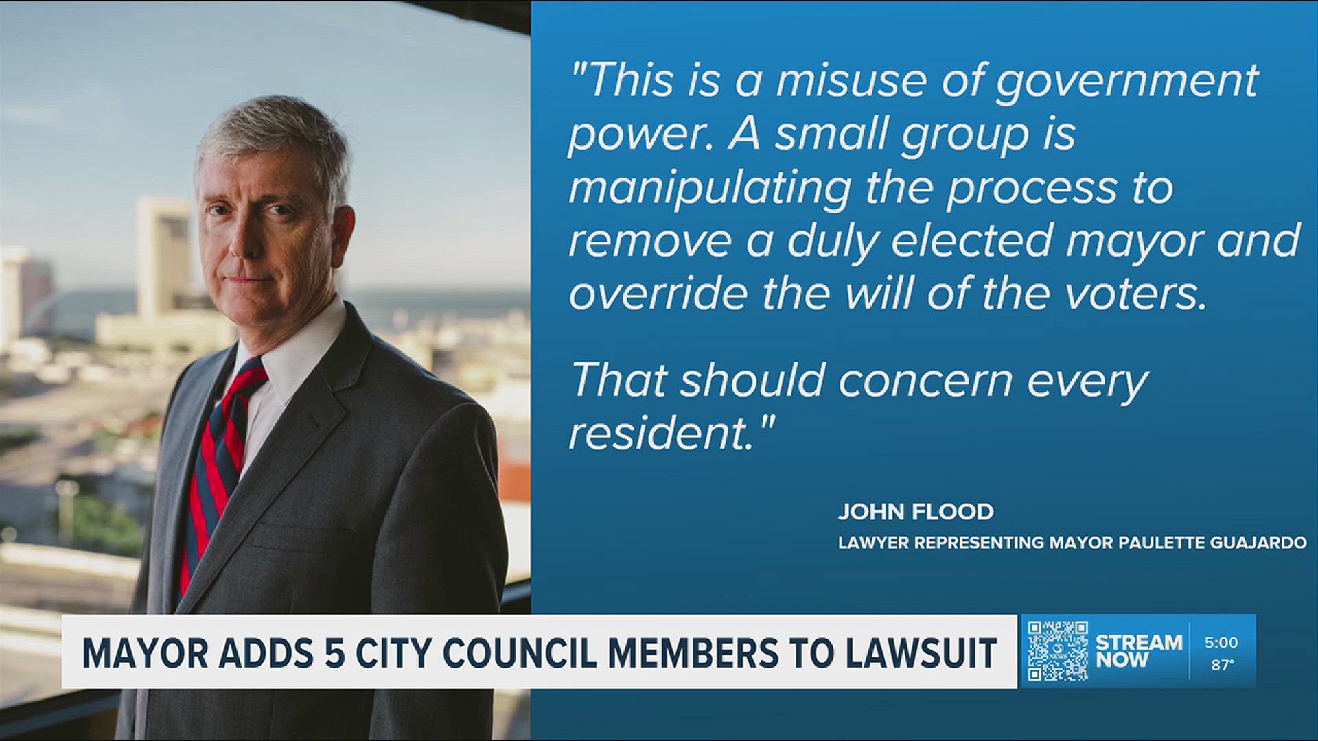 Mayor adds five city council members to lawsuit