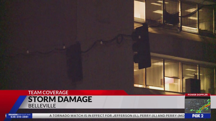 Lightning, wind, and rain lead to power outages in Belleville