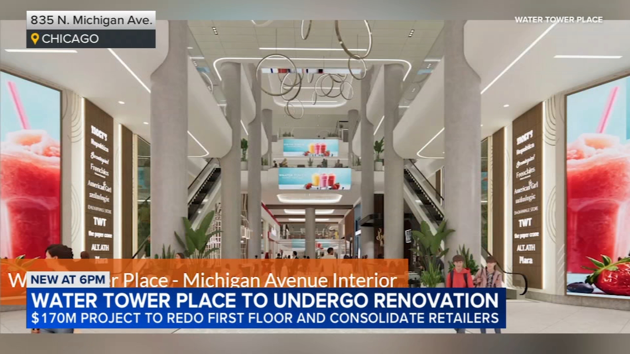 Chicago's Water Tower Place to undergo major renovation