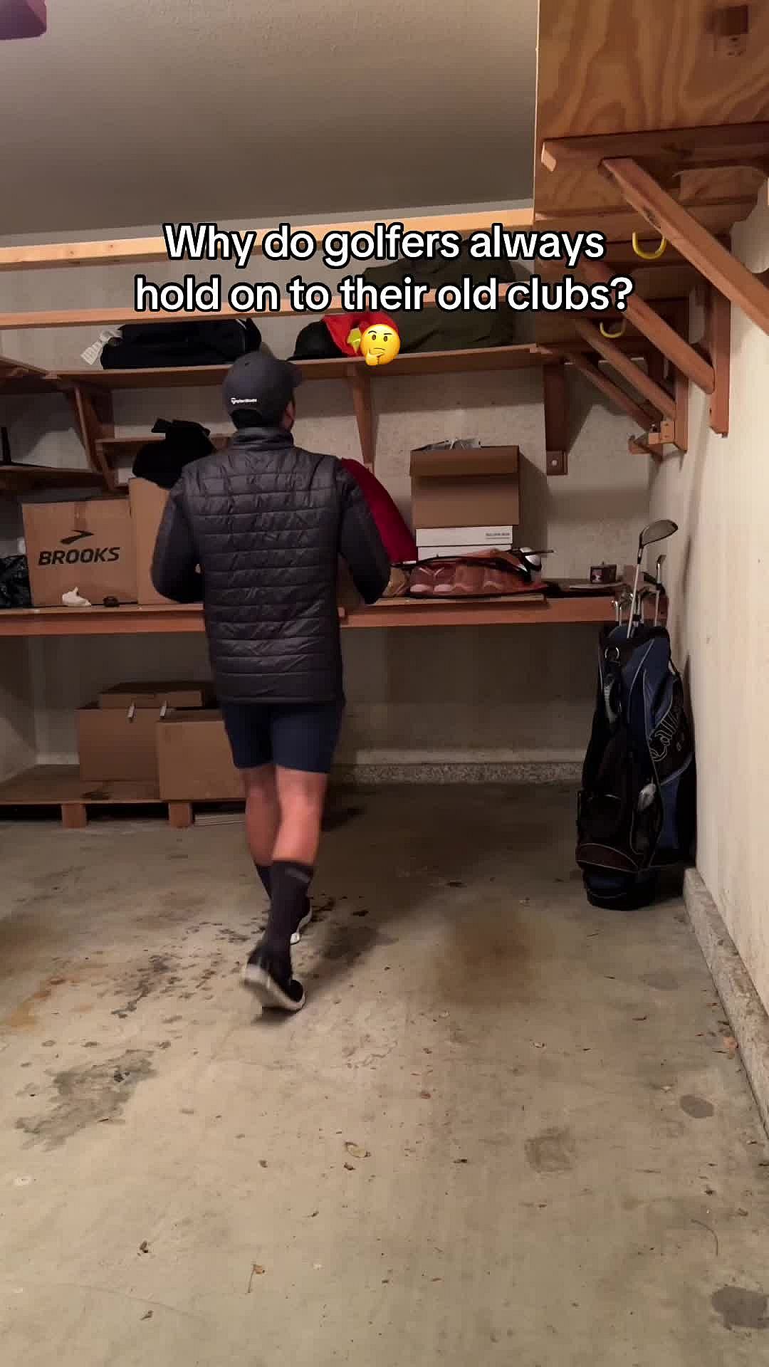 Who else has clubs sitting in their garage rn?