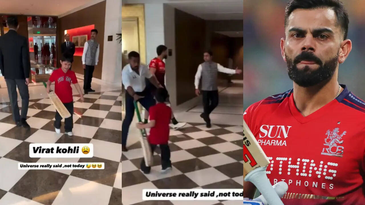 Virat Kohli's little fan's dream ends in tears after RCB icon's royal ...