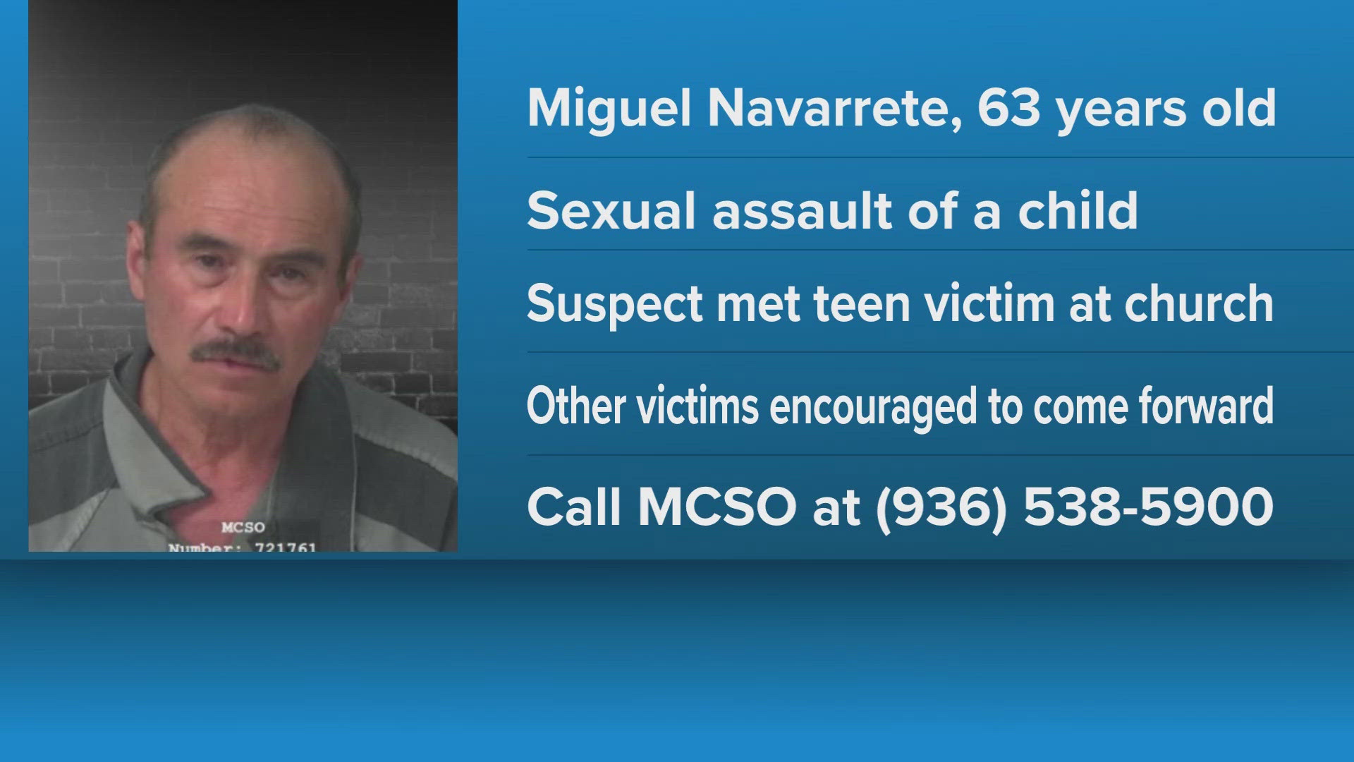 63-year-old man charged in Montgomery County child sexual assault case