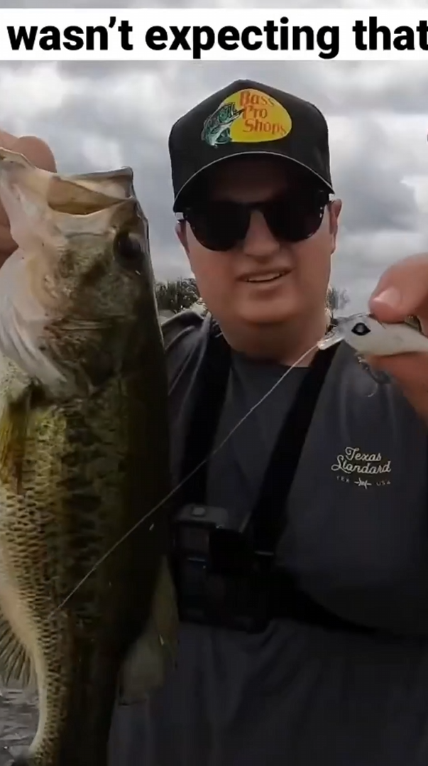 Has a fish ever hit your lure so hard it almost scared you? Fishing moment