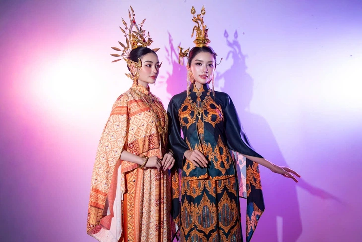 Việt Hùng kể chuyện văn hóa Chăm Pa trên tà áo dài Việt