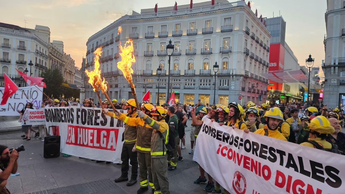 Bomberos forestales de Madrid en precario y el campo sin limpiar: "Solo ...