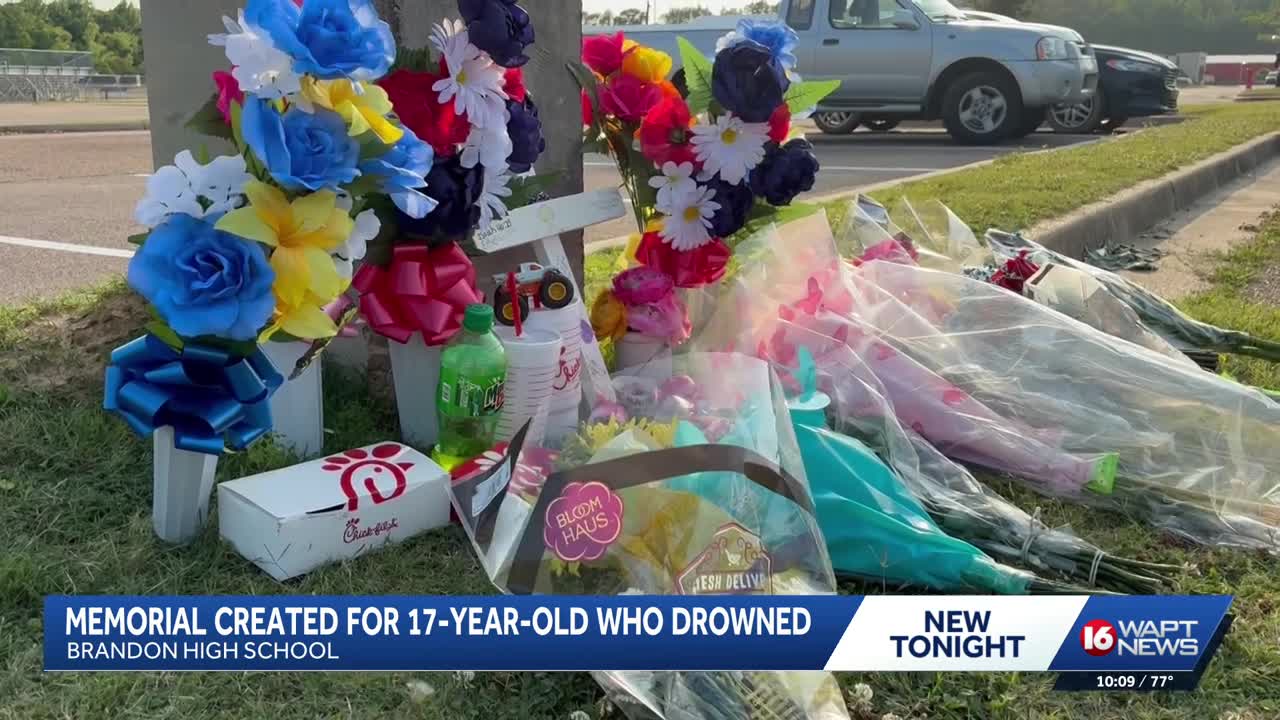 Memorial honors Brandon teen who drowned in private lake