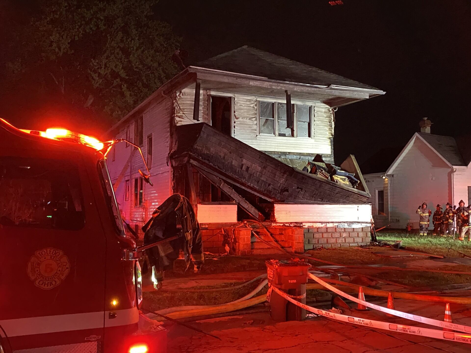 No injuries reported in Monday night house fire