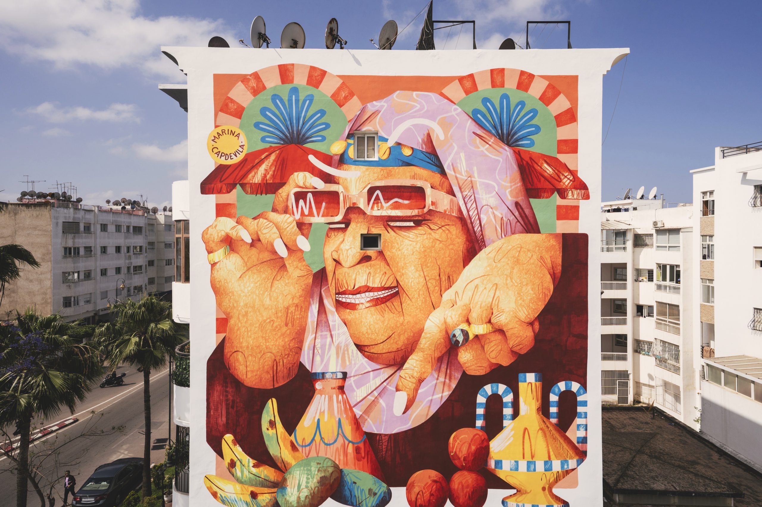 JIDAR – Rabat Street Art Festival transforme Rabat en galerie à ciel ...