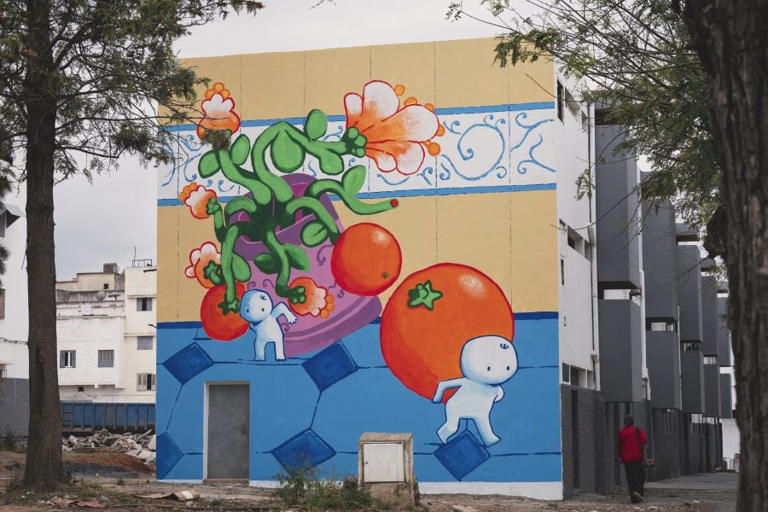 JIDAR – Rabat Street Art Festival transforme Rabat en galerie à ciel ...