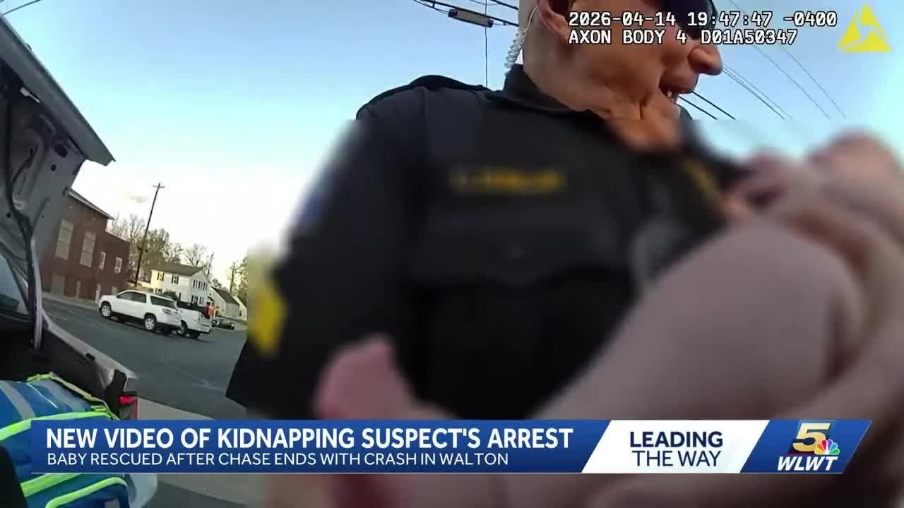 Bodycam video shows officers rescuing 2-month-old after police pursuit ...
