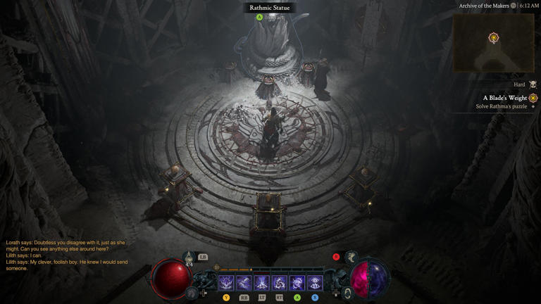 How to solve Rathma's puzzle in Diablo 4