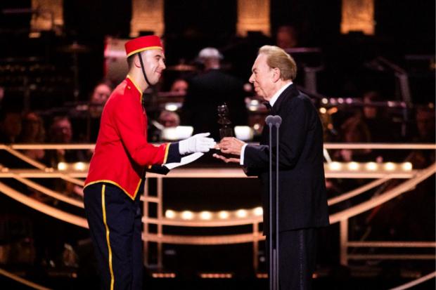 Performer trained in Southampton appears on stage with Sir Andrew Lloyd ...