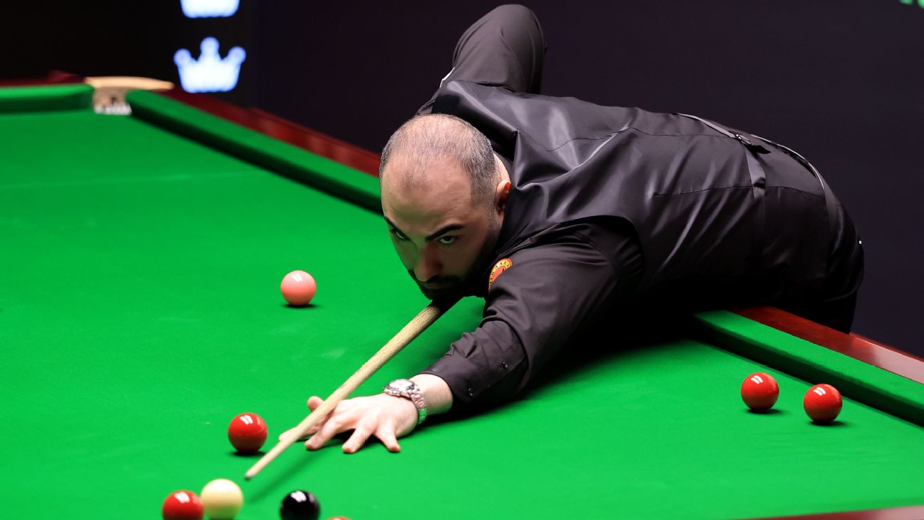 World Snooker Championship 2026: Iranian Hossein Vafaei clinches ...