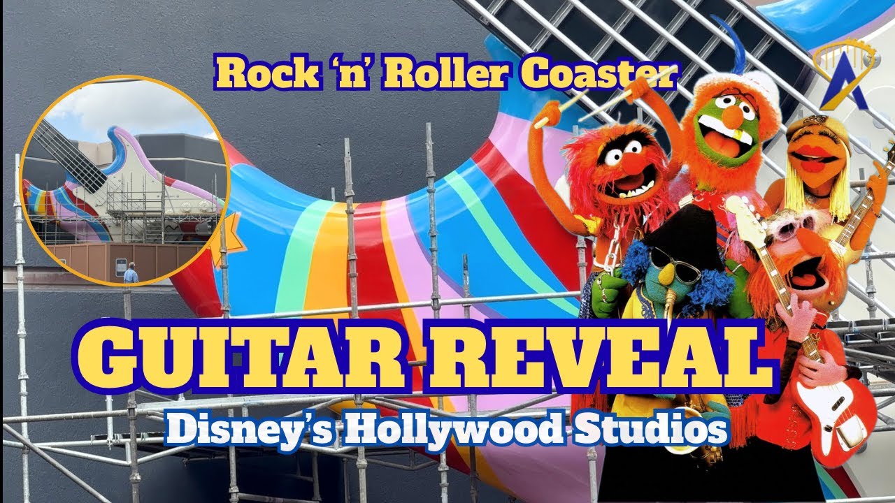 Guitar revealed at the Rock 'n' Roller Coaster starring the Muppets ...