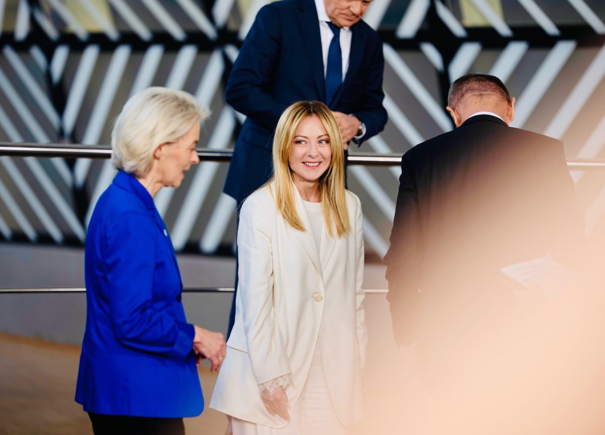 Ursula von Der Leyen e Giorgia Meloni (Imagoeconomica).