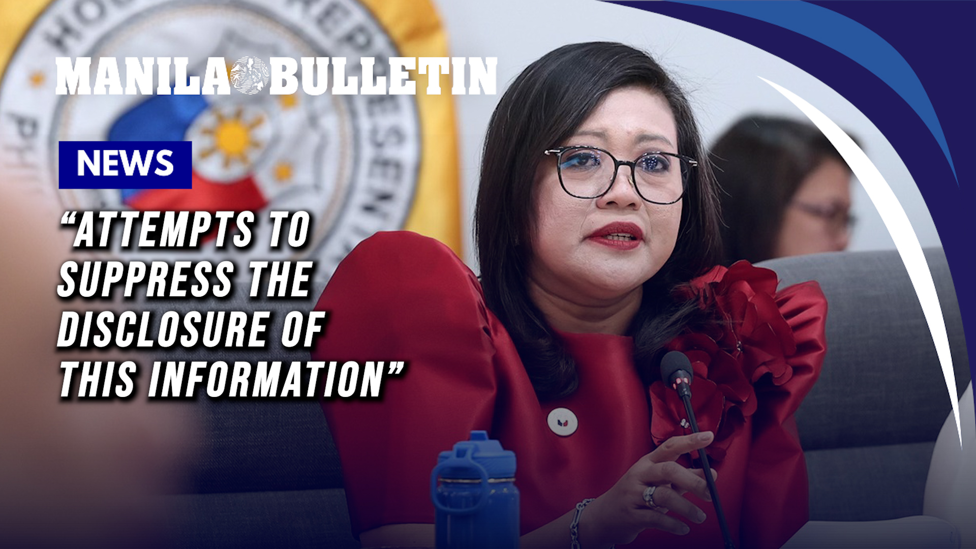 Duterte camp just wants to suppress evidence in impeachment proceedings ...