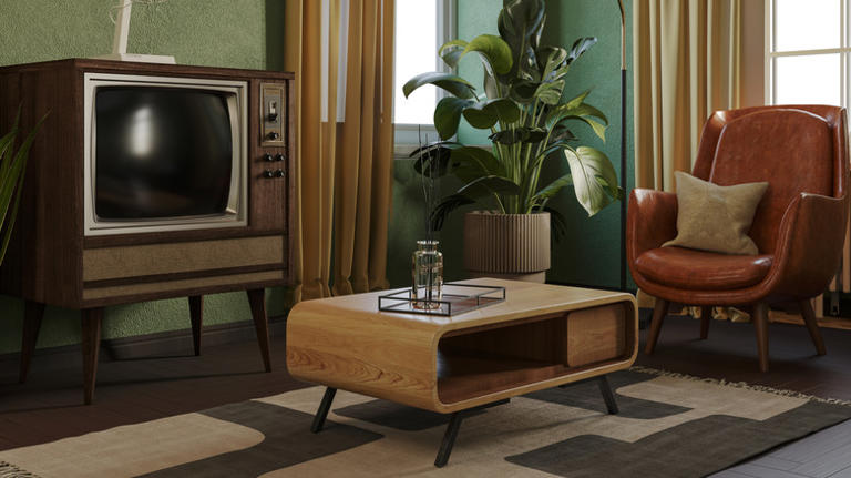 Give your home the mid-century modern look with a DIY slat wood storage ...