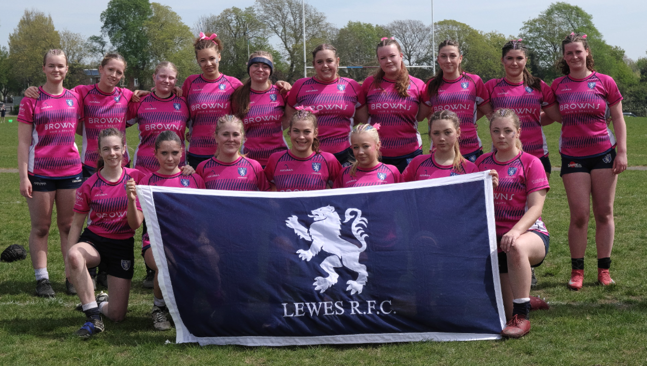 Lewes RFC U16 Lionesses – Sussex League champions and Sussex Plate winners!