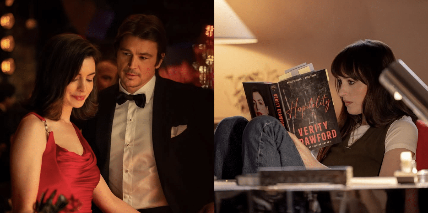 Anne Hathaway, Dakota Johnson, Josh Harnett caught in a love triangle ...