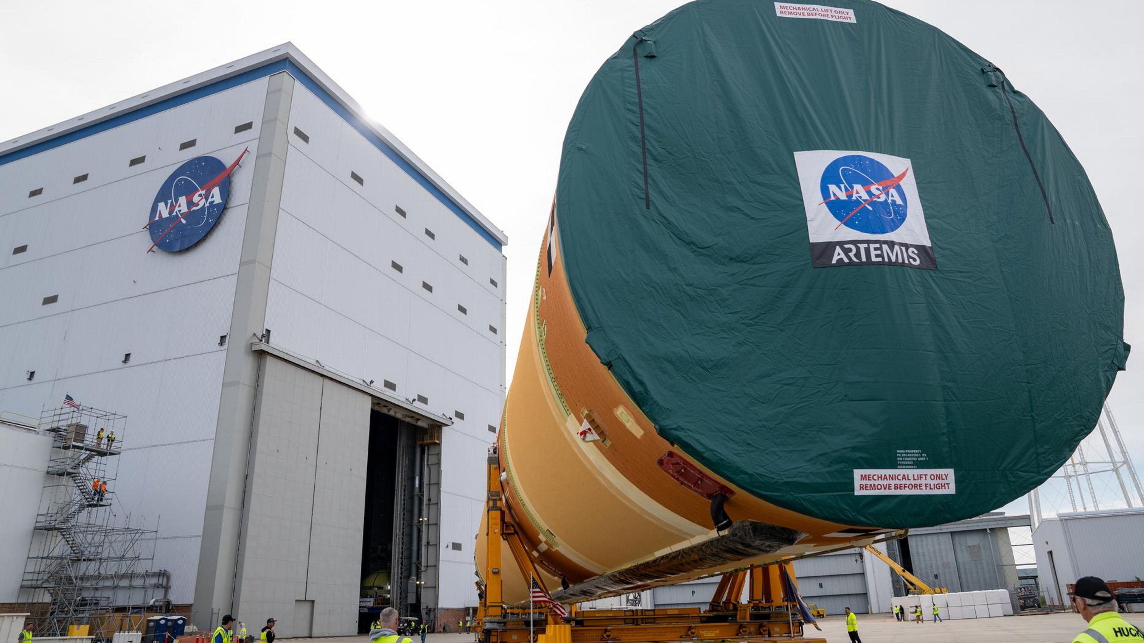 NASA bereitet nächste Rakete für Mondmission vor