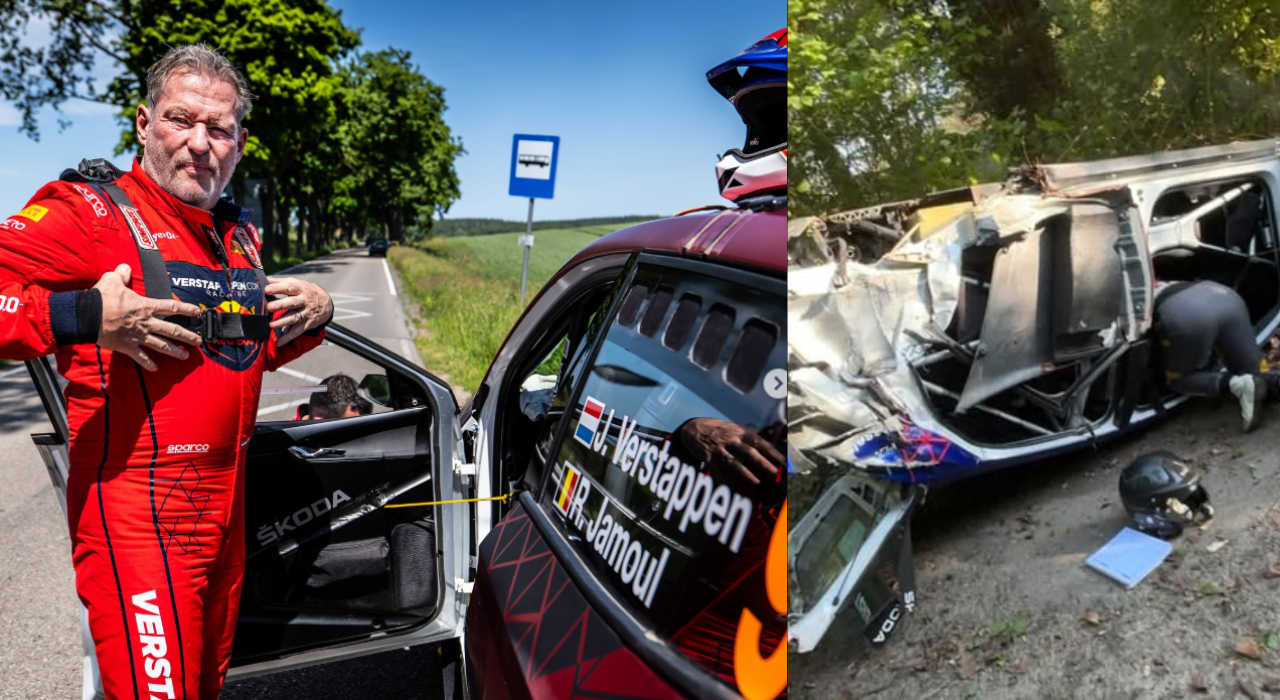 Jos Verstappen, father of Max Verstappen, walks away unhurt from horror ...