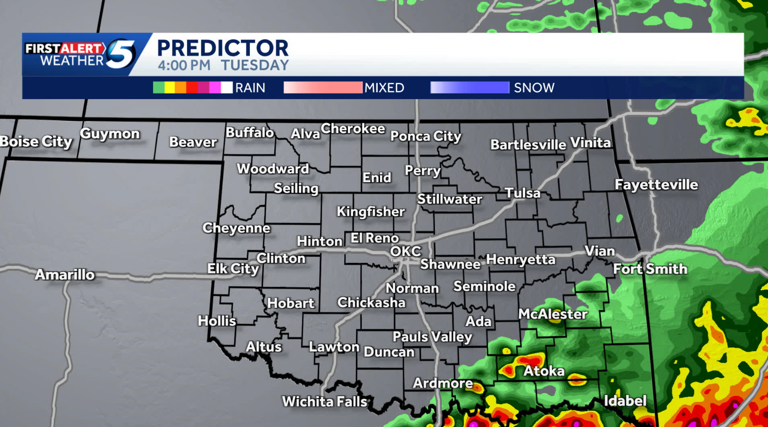 Hour-by-hour forecast: When will Oklahoma see storms with hail and ...