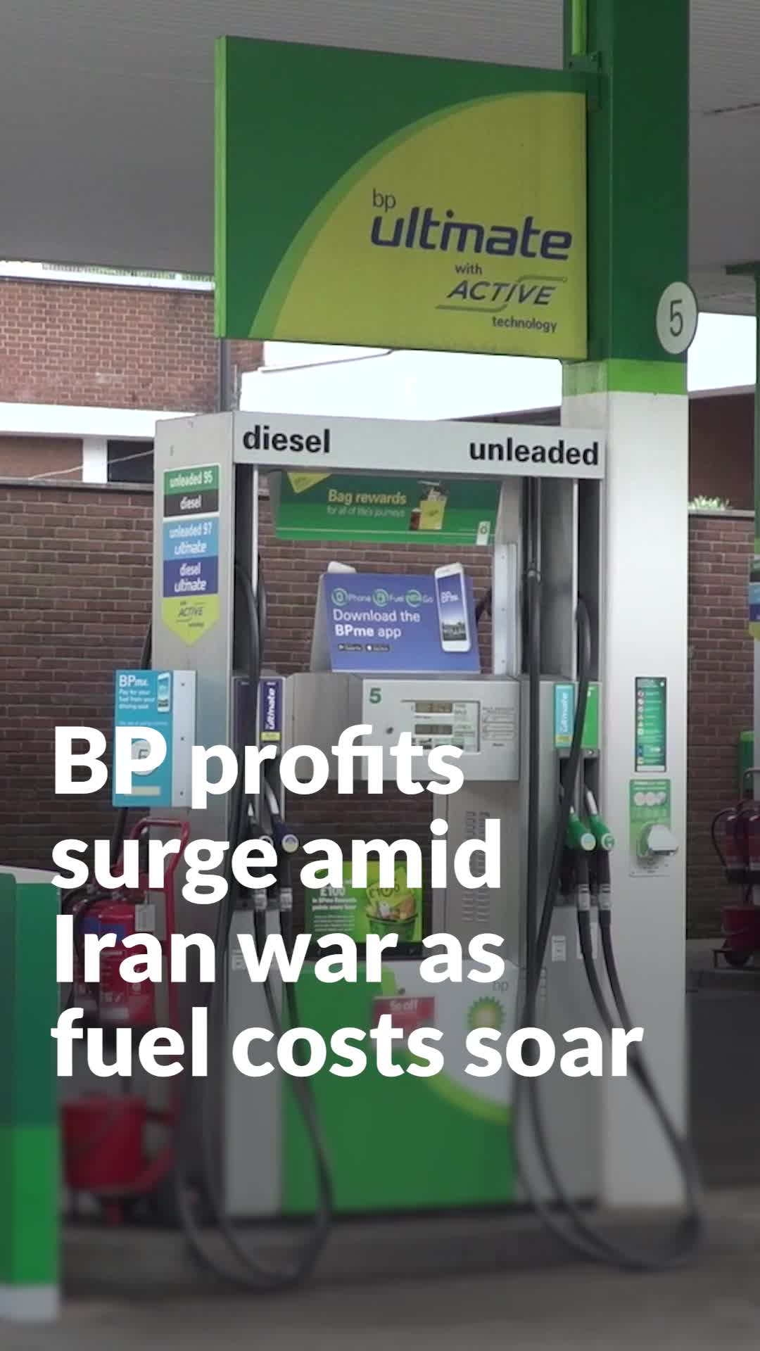 BP profits surge amid Iran war as fuel costs soar