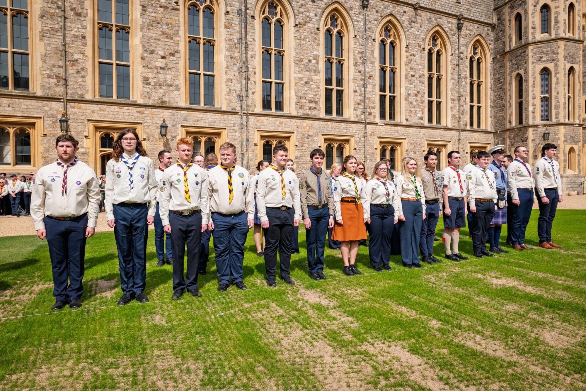 County Antrim Scouts receive King's Scout Award at Windsor Castle