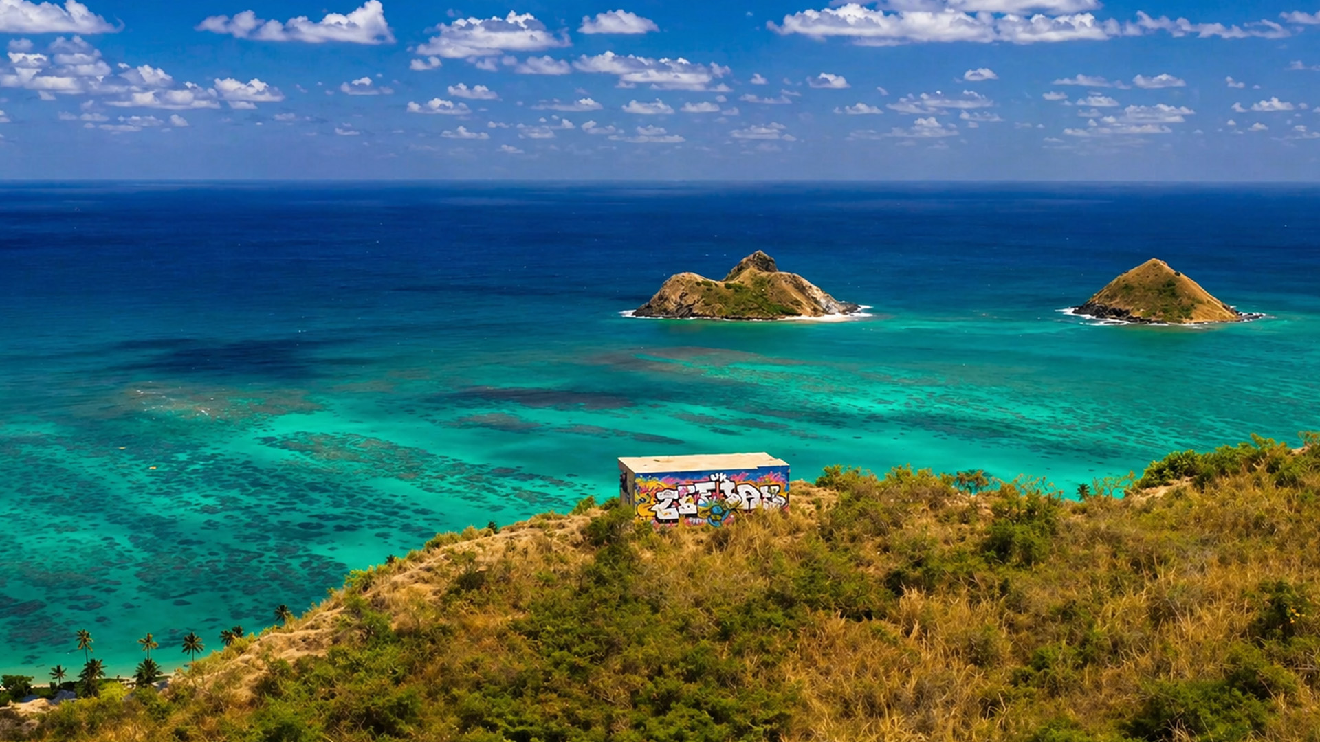 Where are these small islands located?