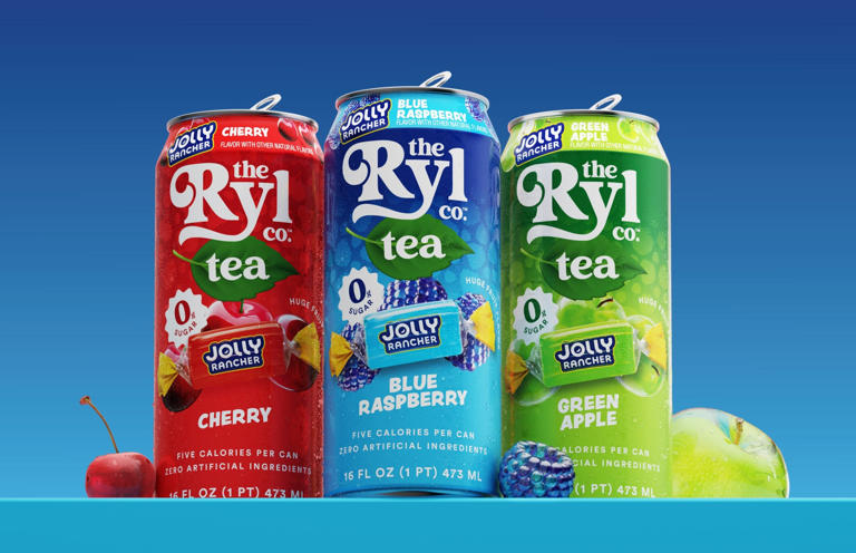 Ryl Tea launches zero-sugar iced teas inspired by Jolly Rancher flavors