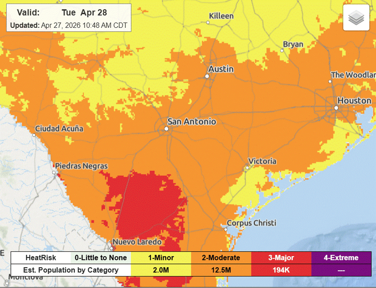 Big temperature swing coming to South Texas this week. Here's what we ...