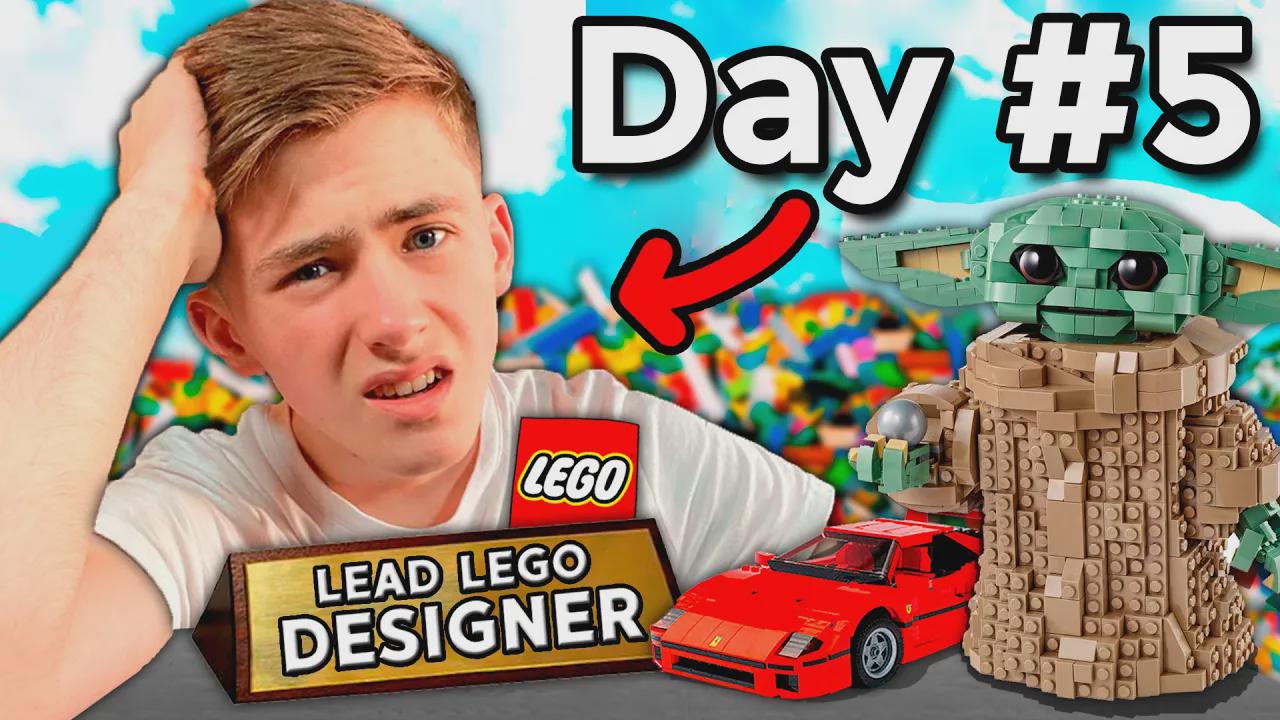 I became a Lego designer for 1 week