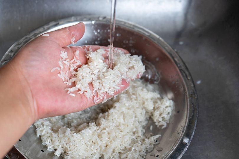 People baffled after realising they've been washing rice wrong