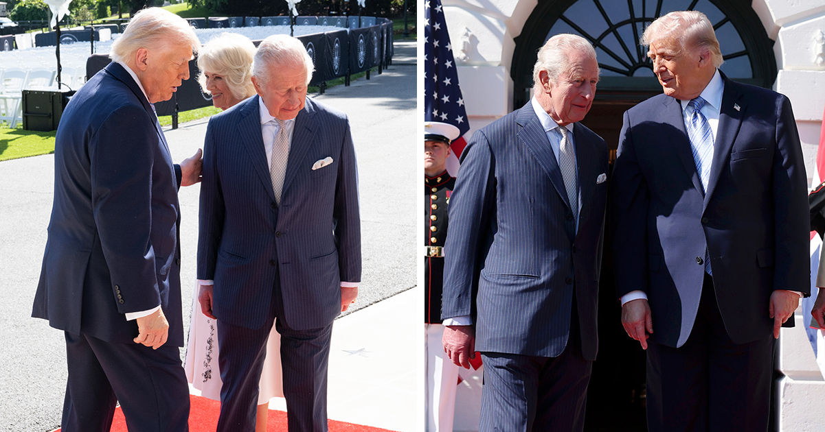 Donald Trump accused of immediately breaking protocol with King Charles