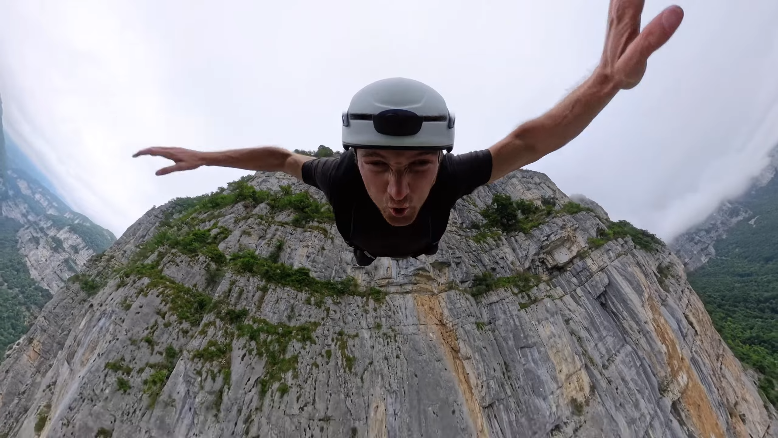 One wrong step before the edge... and the jump almost falls apart