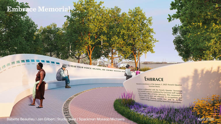Renderings: New memorial for Bourbon Street attack victims
