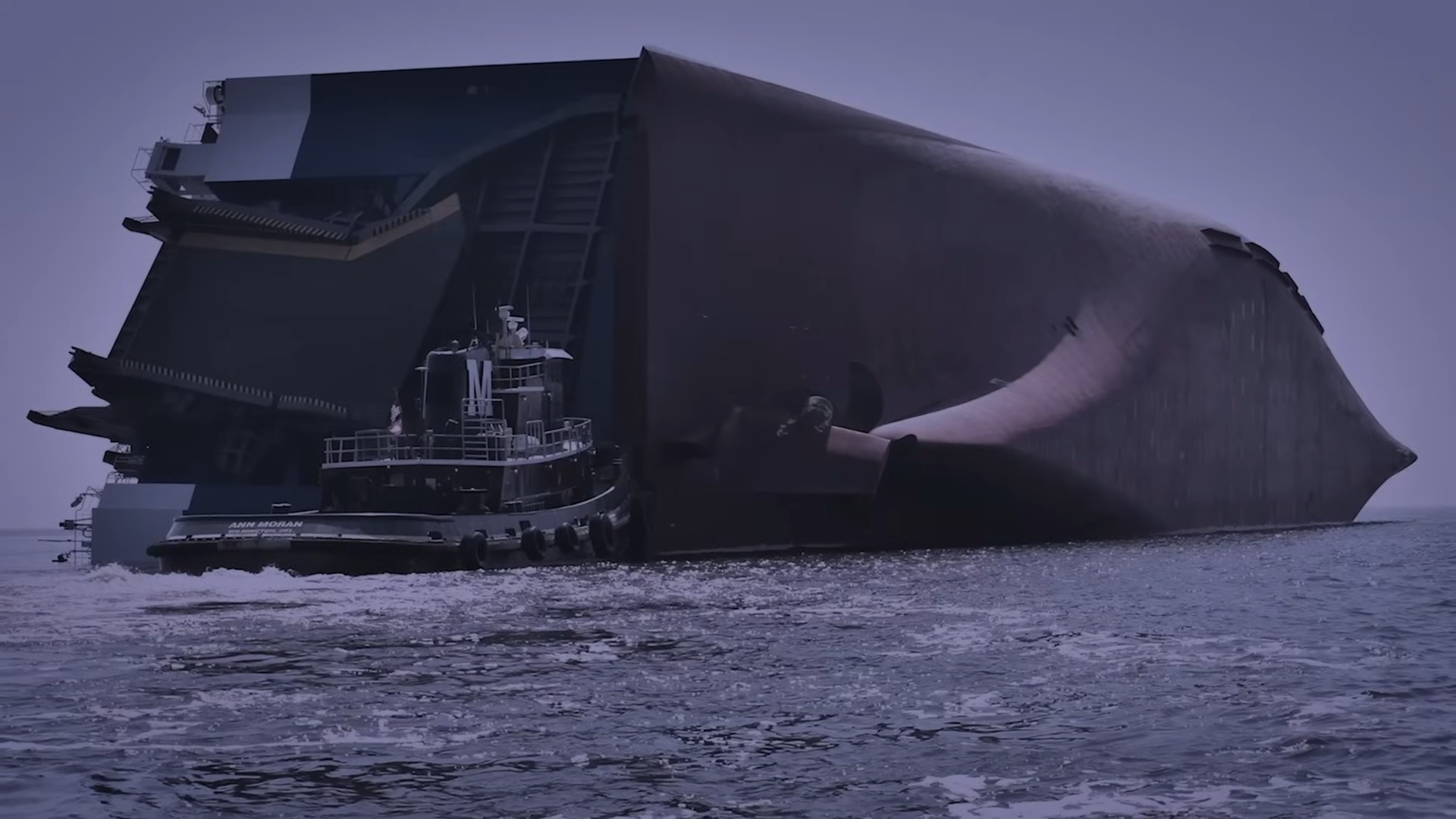 4,200 new cars went down as an $80M carrier capsized