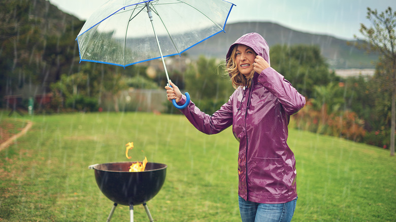 7 tips for safely grilling in the rain